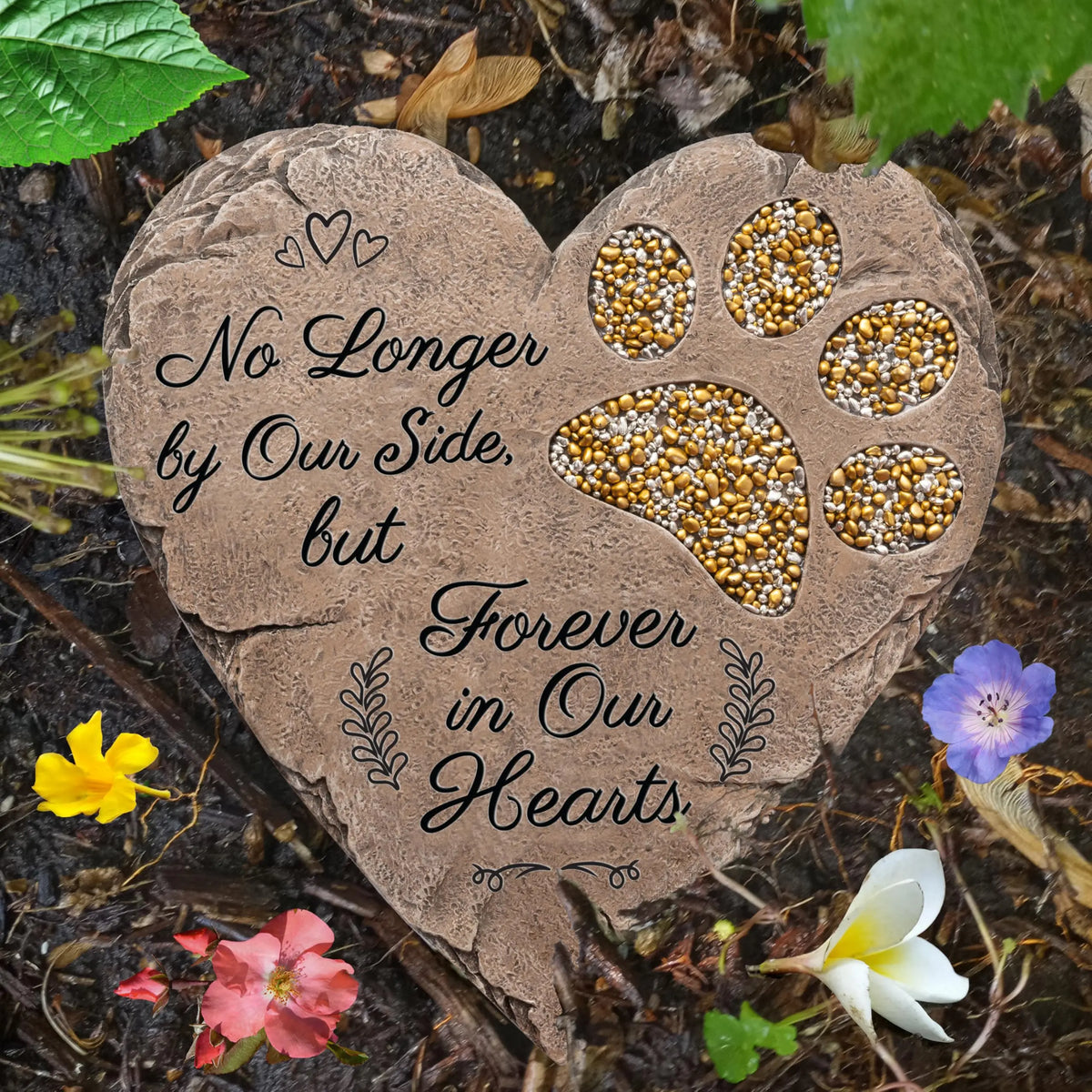 Dog Memorial Stone, Rainbow Bridge Keepsake Ornament, Heartfelt Gift for Losing a Dog