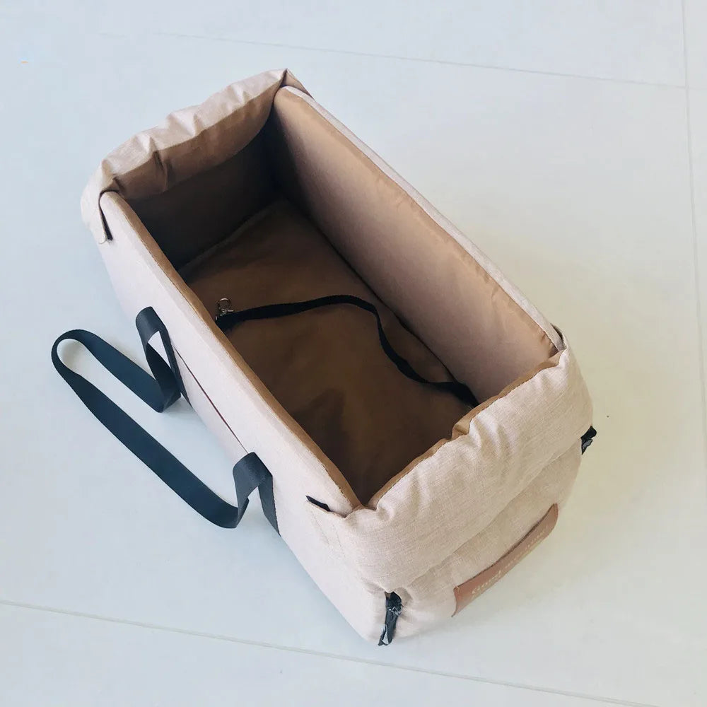 Dog Car Seat Bed Car Central Dog Car Seat Bed Portable Pet Carrier for Small Dogs Cats Safety Travel Bag Pet Accessories
