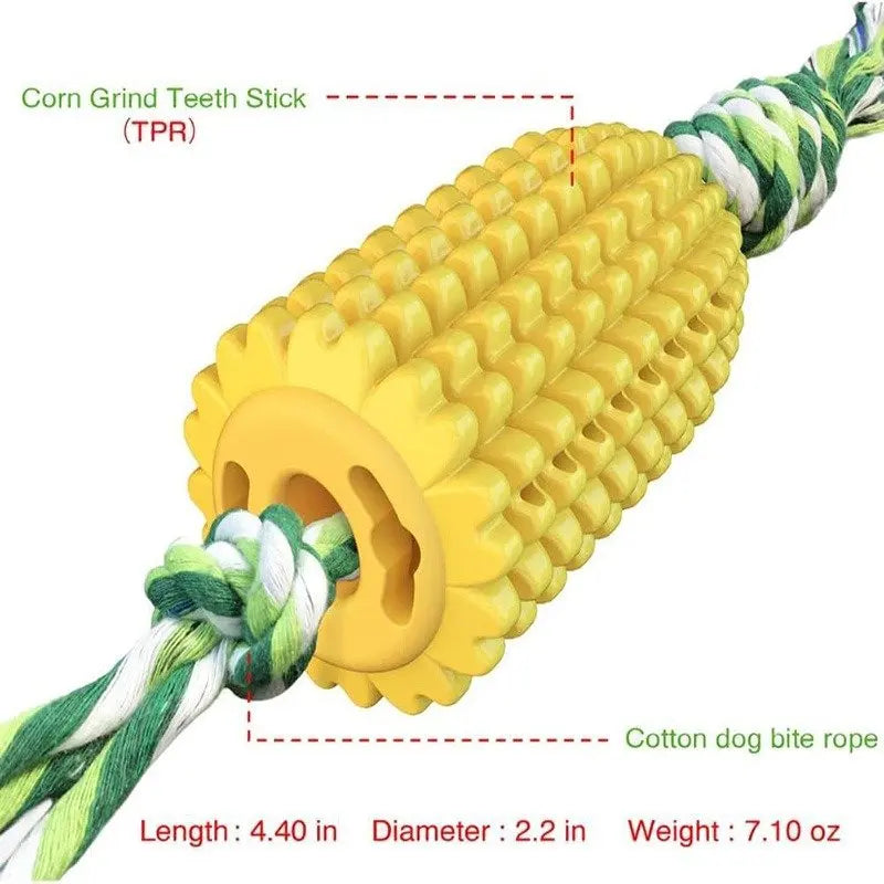 Durable Chewy Squeaking Interactive Dog Toys for Strong Chewing - Suitable for Small Medium Large Dogs