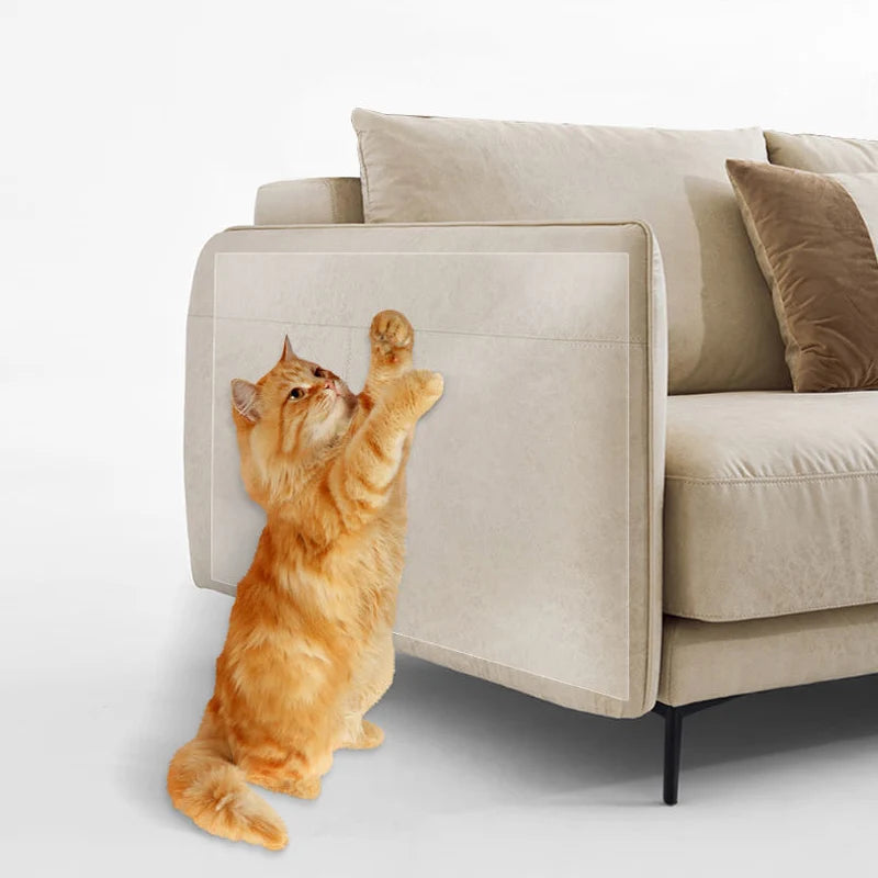 Furniture Protectors for Cats Scraper Cat Scratching Post Durable Sticker Training Tape Anti Pet Scratch Paw Pads for Couch Sofa