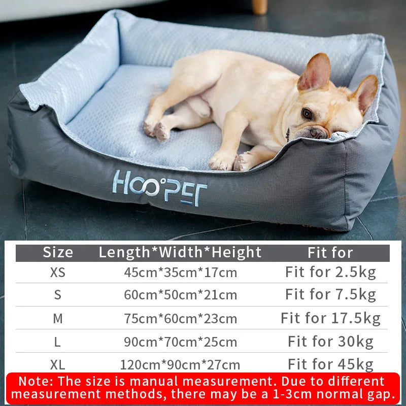HOOPET Summer Dogs Bed Removable Cover Pet Bed Dog Mattress Cat Cave Soft Pet Bed For Small Medium Bed