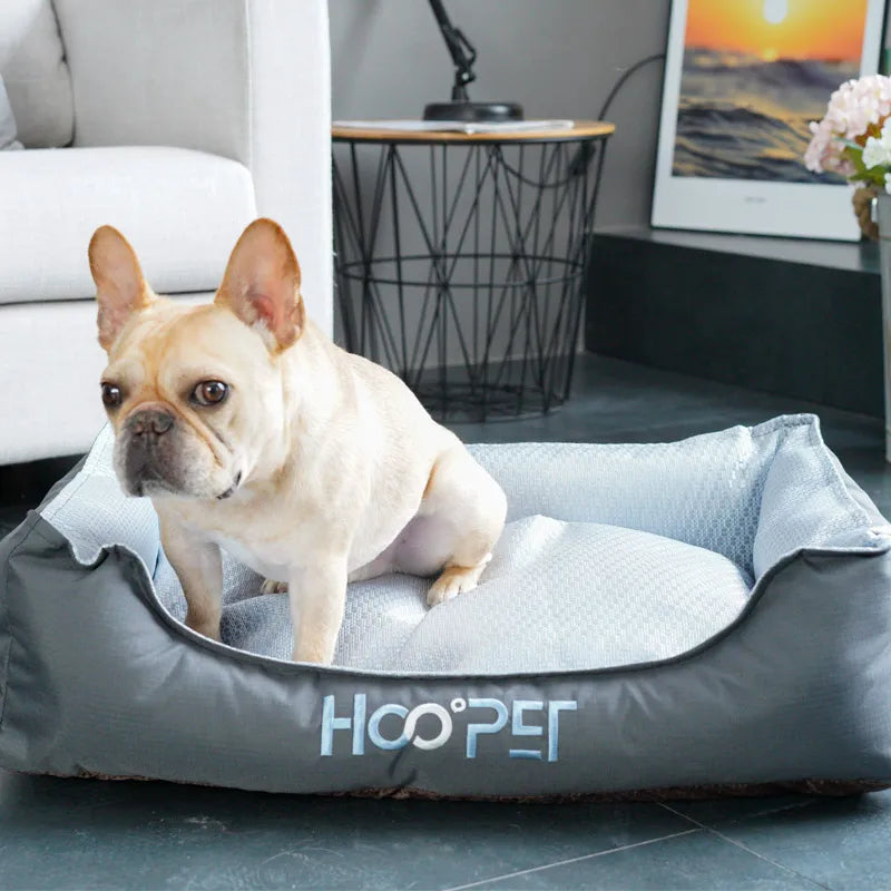 HOOPET Summer Dogs Bed Removable Cover Pet Bed Dog Mattress Cat Cave Soft Pet Bed For Small Medium Bed