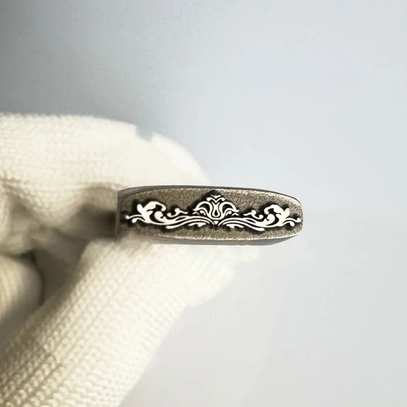 Jewelry Stamps Auspicious Pattern Jewelry Steel Stamps Gold and Silver Bracelet Engraving Dies Gold-Making Tools