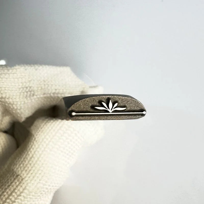 Jewelry Stamps Auspicious Pattern Jewelry Steel Stamps Gold and Silver Bracelet Engraving Dies Gold-Making Tools