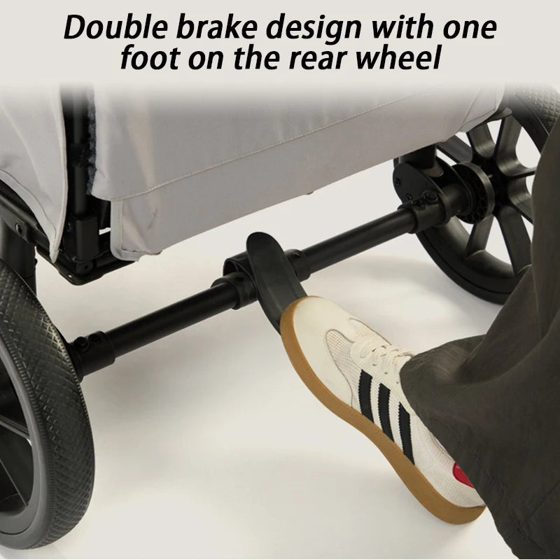 Medium Large Dog Strollers with Climbing Ramp Foldable Pet Stroller Cat Luxury Designer Outdoor Dog Trolley Wheels Pets Supplies