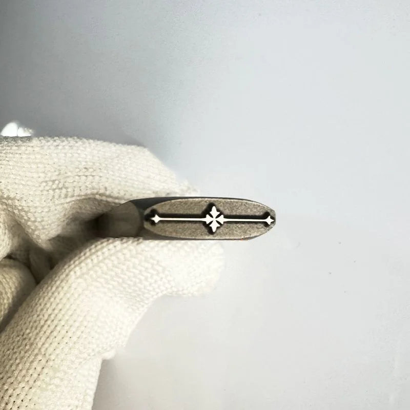 Jewelry Stamps Auspicious Pattern Jewelry Steel Stamps Gold and Silver Bracelet Engraving Dies Gold-Making Tools