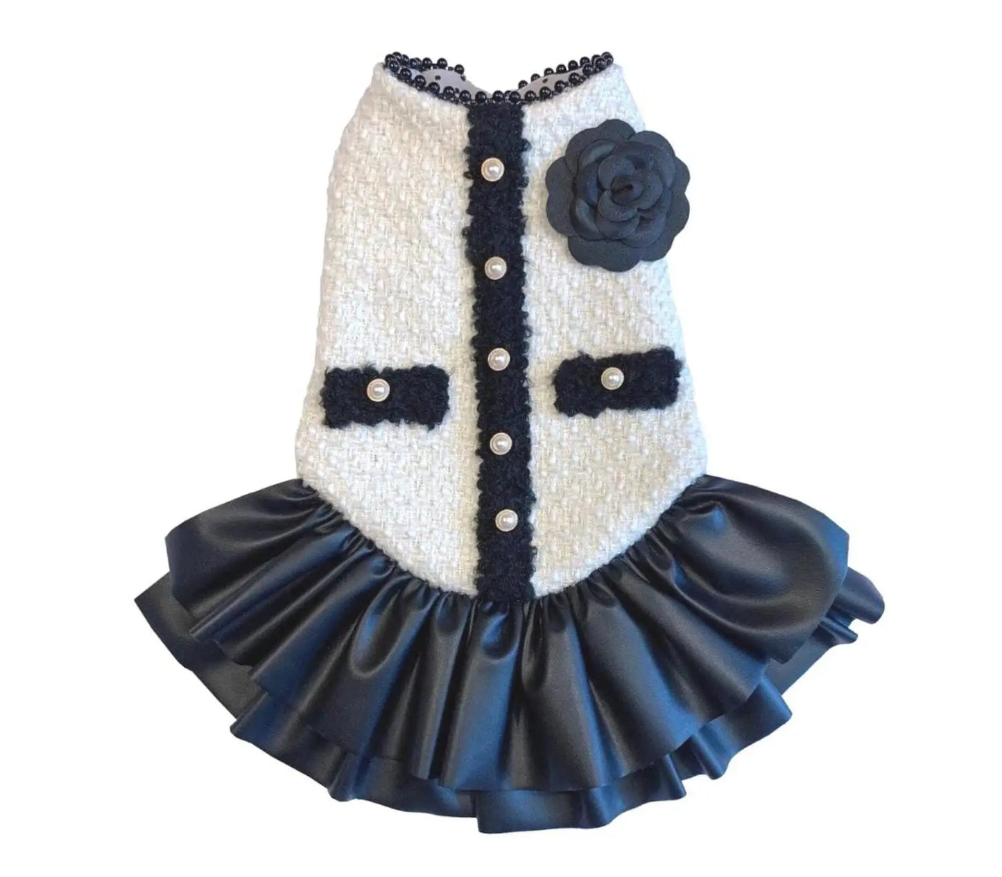 New Knitted Pet Princess Dress Soft Dog Cat Apparel for Small Dog Chihuahua Puppy Kitten Elegant Clothes Spring Autumn Pet Skirt