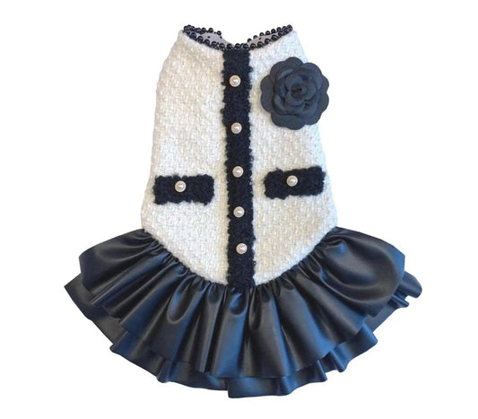 New Knitted Pet Princess Dress Soft Dog Cat Apparel for Small Dog Chihuahua Puppy Kitten Elegant Clothes Spring Autumn Pet Skirt