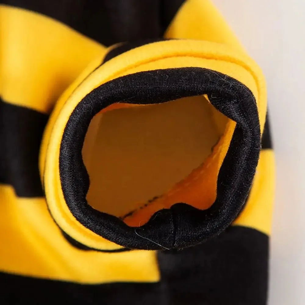 Bee Pet Puppy Coat Apparel Outfit Dog Halloween Hoodies Winter Cat Cosplay Costume Holiday Outfit For Small Medium Dogs & Cats