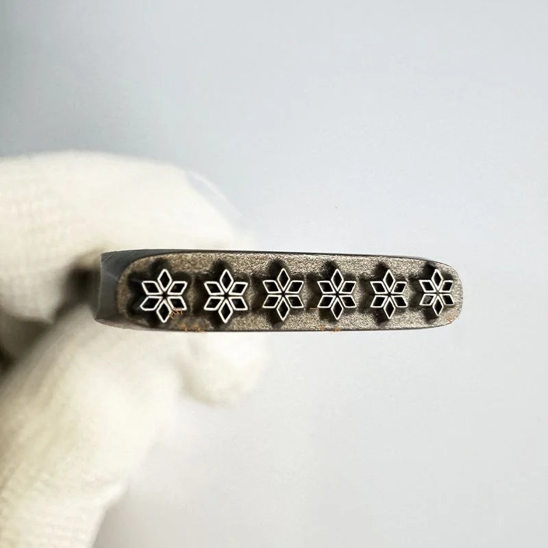 Jewelry Stamps Auspicious Pattern Jewelry Steel Stamps Gold and Silver Bracelet Engraving Dies Gold-Making Tools