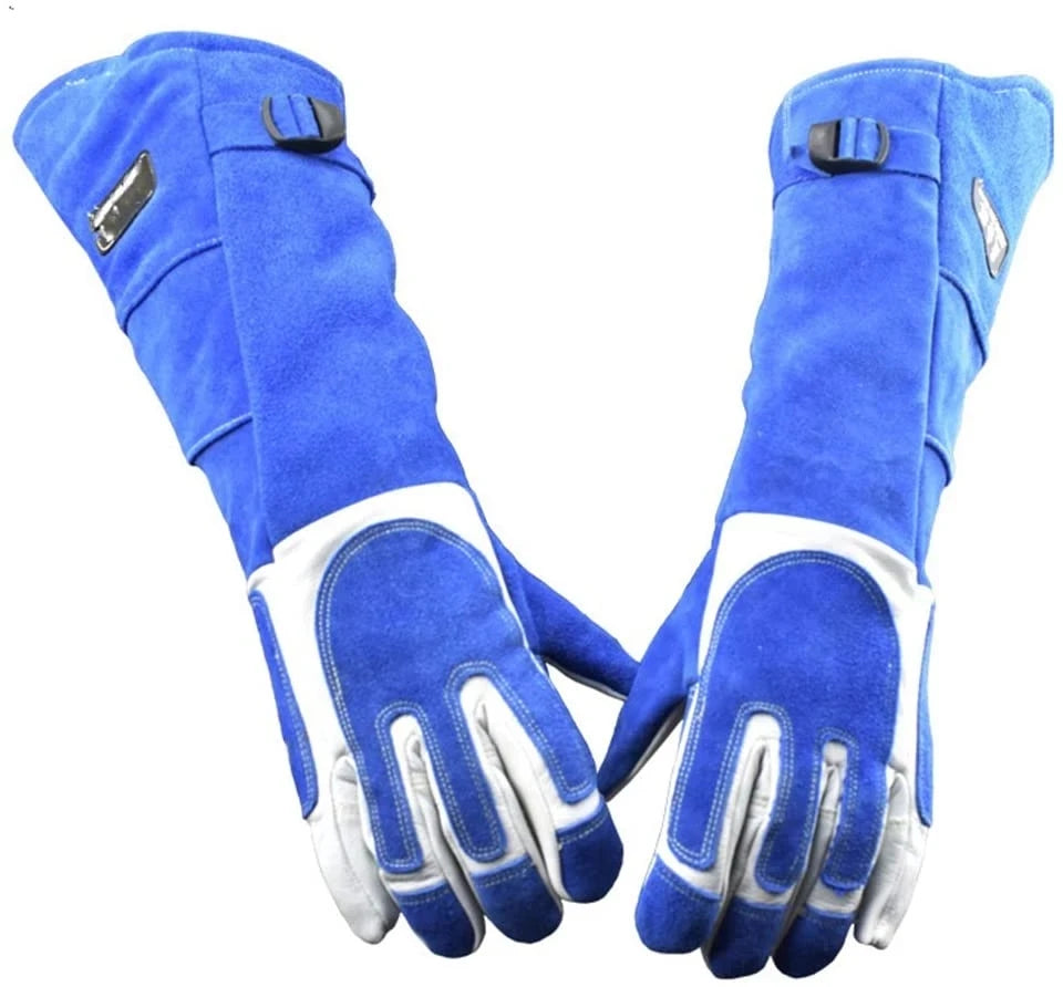 Dog Cats Animal Anti-bite Protection Gloves Cat Scratch Snake Bite Pet Gloves Leather Thickening Training Dog Anti-biting Glove