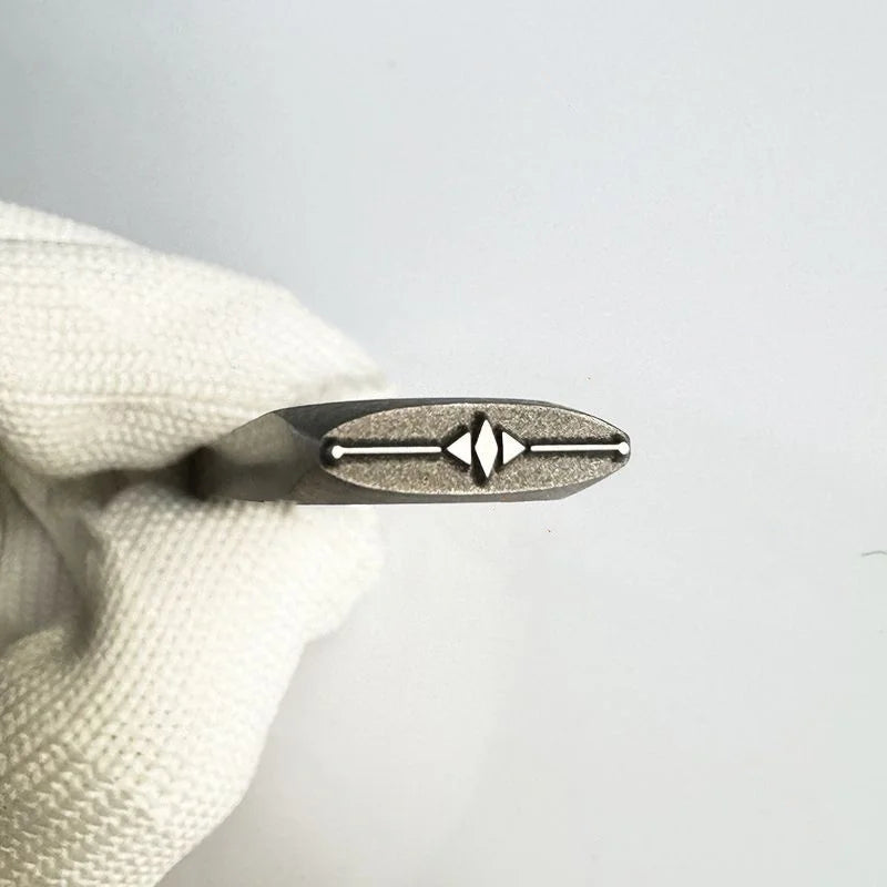 Jewelry Stamps Auspicious Pattern Jewelry Steel Stamps Gold and Silver Bracelet Engraving Dies Gold-Making Tools