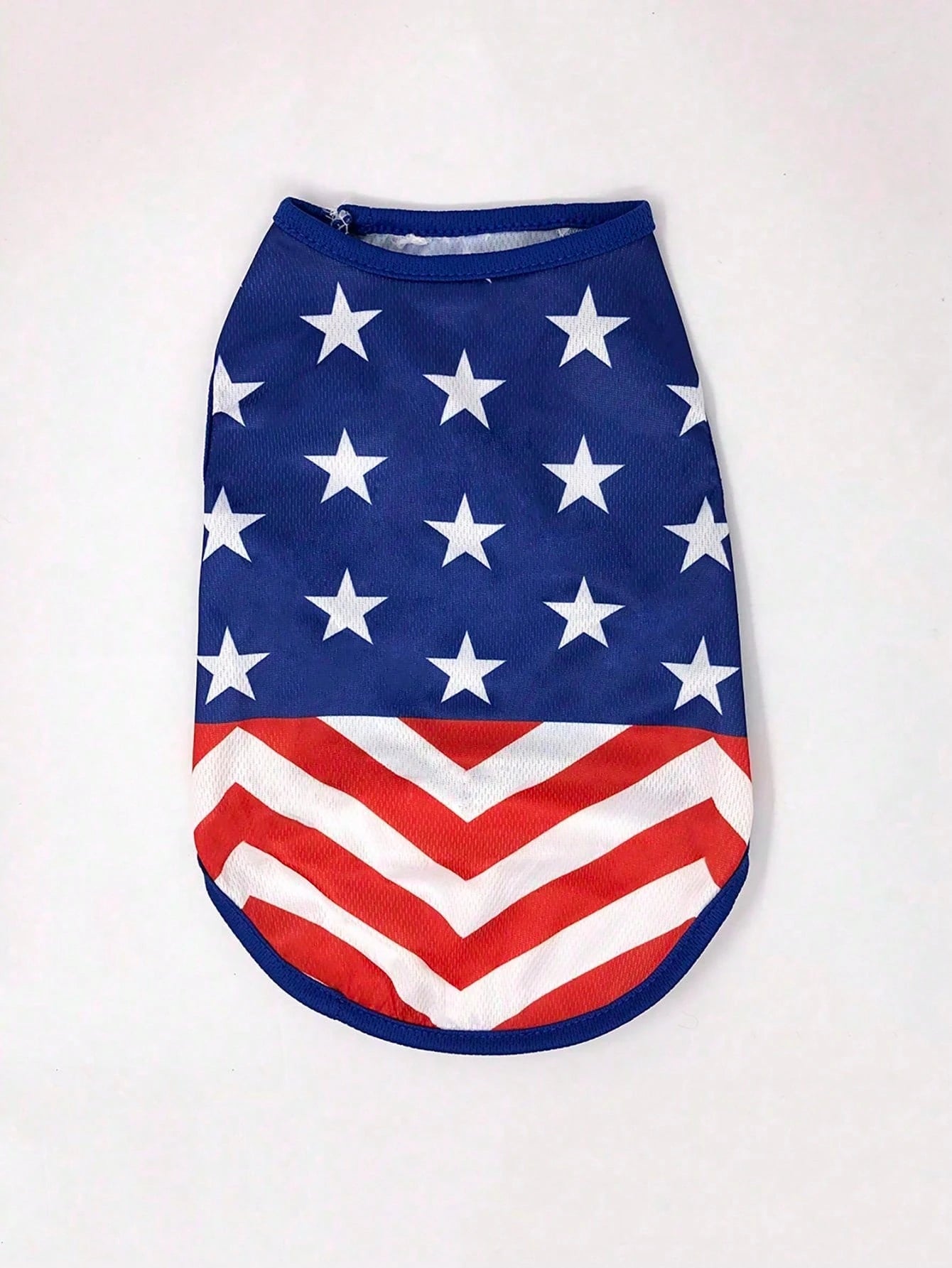 1pc Dog Usa Flag Print Tank Top Breathable Pet Vest For Puppy Cats Patriotic 4Th Of July Style Lightweight Quick Dry Dog Clothes
