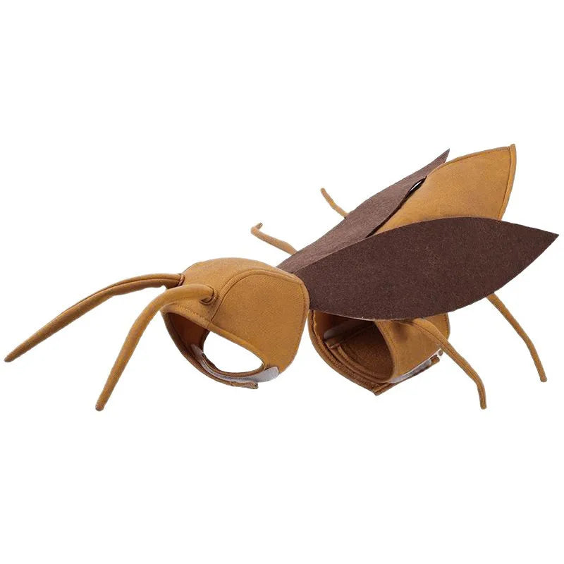 Dog cockroach cosplay transformation costume pet Halloween funny party costume small and medium-sized dog holiday costume