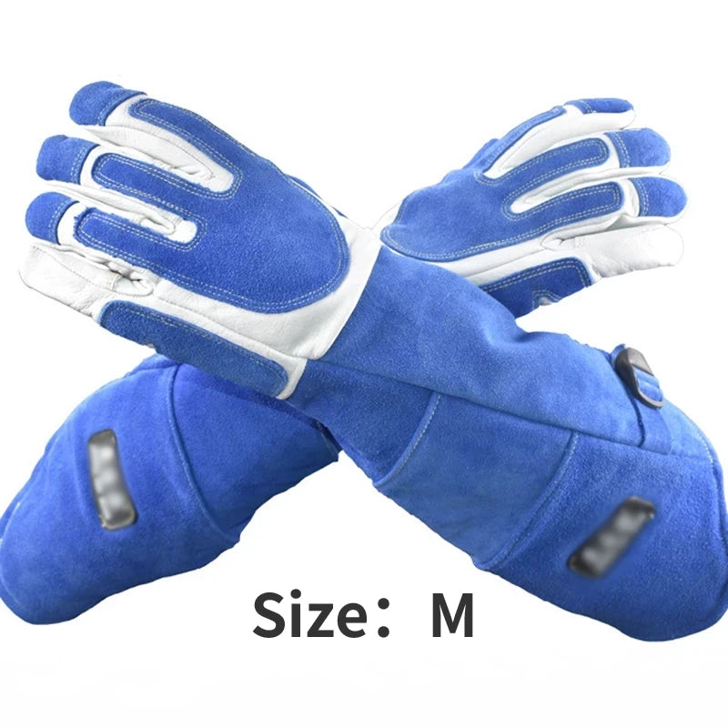 Dog Cats Animal Anti-bite Protection Gloves Cat Scratch Snake Bite Pet Gloves Leather Thickening Training Dog Anti-biting Glove