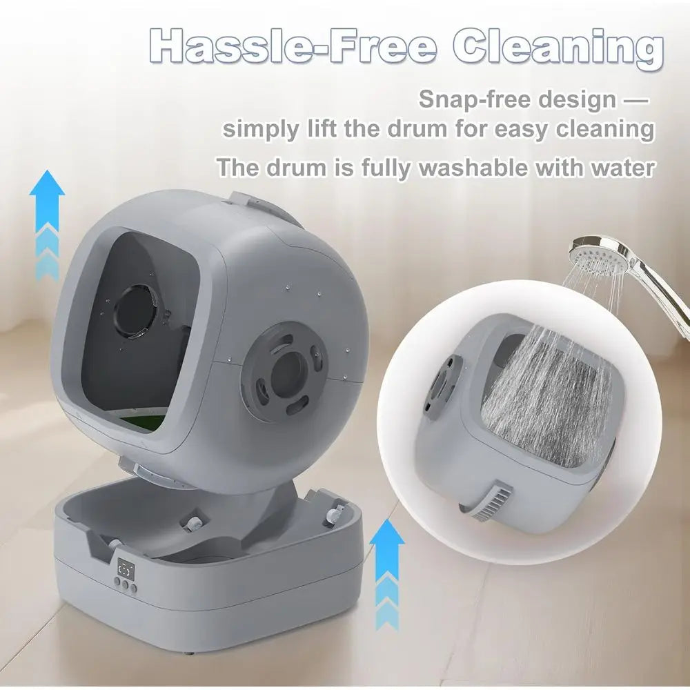 Automatic Cat Litter Box Sel Cleaning - APP Control - Weight Monitoring - Ultra-Quiet, Medium Cats and Kittens Litter Box, Sae A