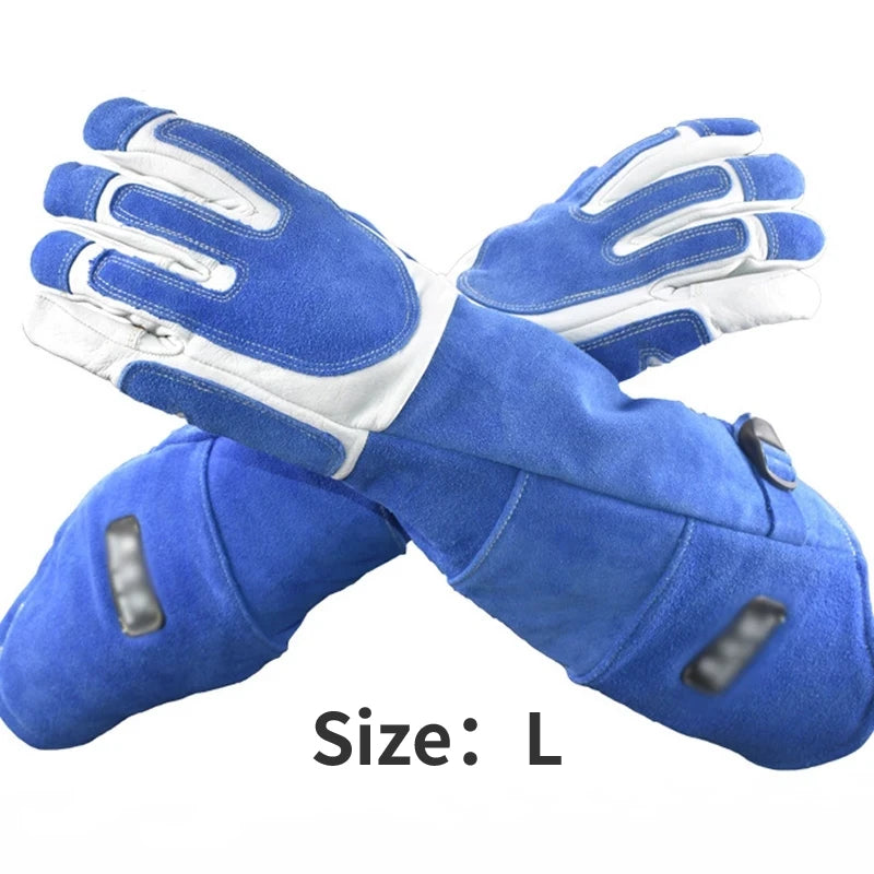 Dog Cats Animal Anti-bite Protection Gloves Cat Scratch Snake Bite Pet Gloves Leather Thickening Training Dog Anti-biting Glove