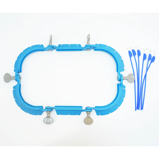 Disposable Surgical Retractor for Pets Curved Type with Retractor System Rings and Hooks