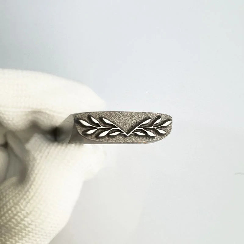 Jewelry Stamps Auspicious Pattern Jewelry Steel Stamps Gold and Silver Bracelet Engraving Dies Gold-Making Tools