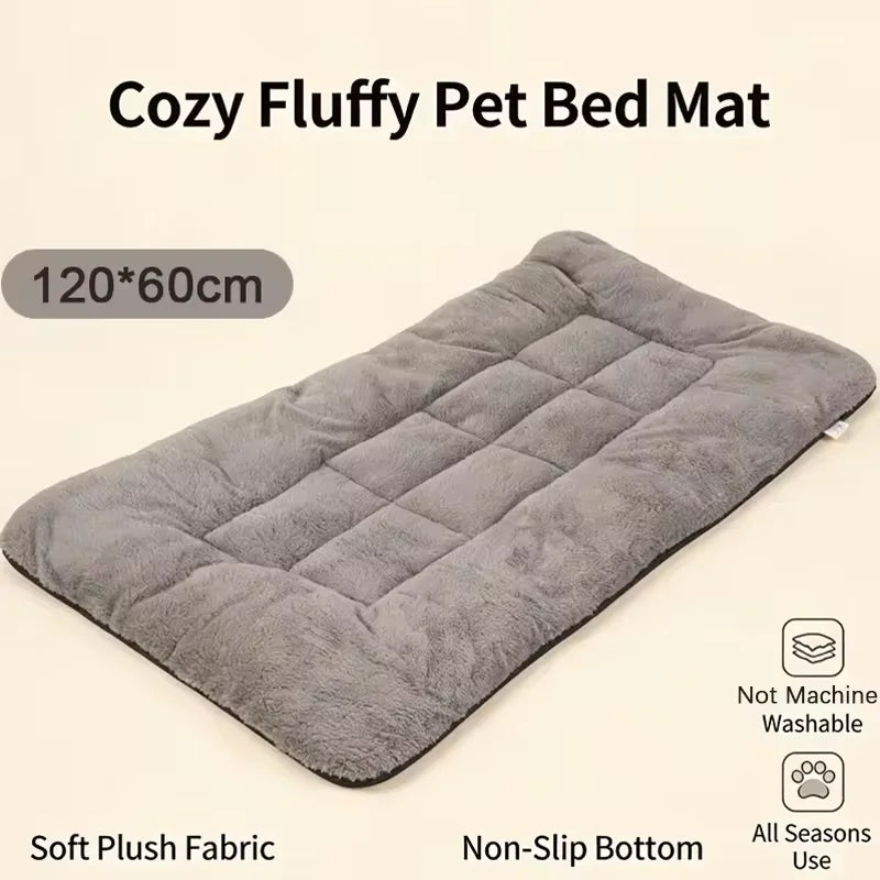 Hot Sale 120*60cm Extra Large Double Sided Dog Bed - Plush Super Soft Polyester Thickened Sofa-Style Mat for Large Breed Dogs