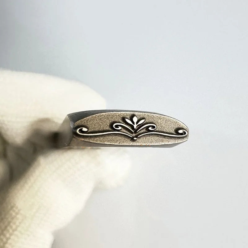 Jewelry Stamps Auspicious Pattern Jewelry Steel Stamps Gold and Silver Bracelet Engraving Dies Gold-Making Tools