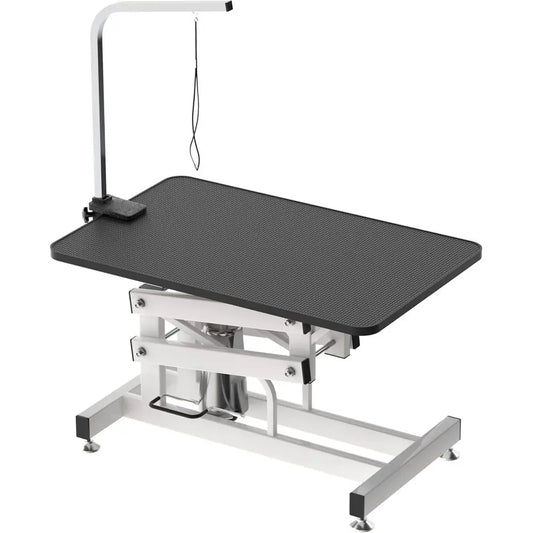 Hydraulic Dog Pet Grooming Table, 42 Inch Heavy Duty Proional Pet Grooming Station 21'' -36'' Height Adjustable or Small Medium
