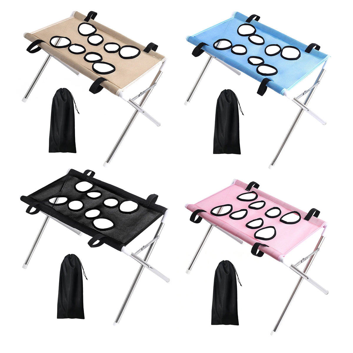 Foldable Pet Grooming Sling Dog Bath Hammock for Small Dogs Cats Nail Trimming Restraint Bag Mesh Fabric