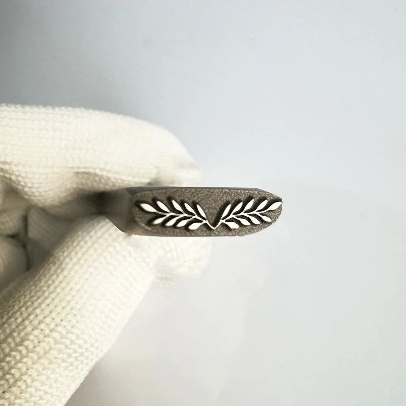 Jewelry Stamps Auspicious Pattern Jewelry Steel Stamps Gold and Silver Bracelet Engraving Dies Gold-Making Tools