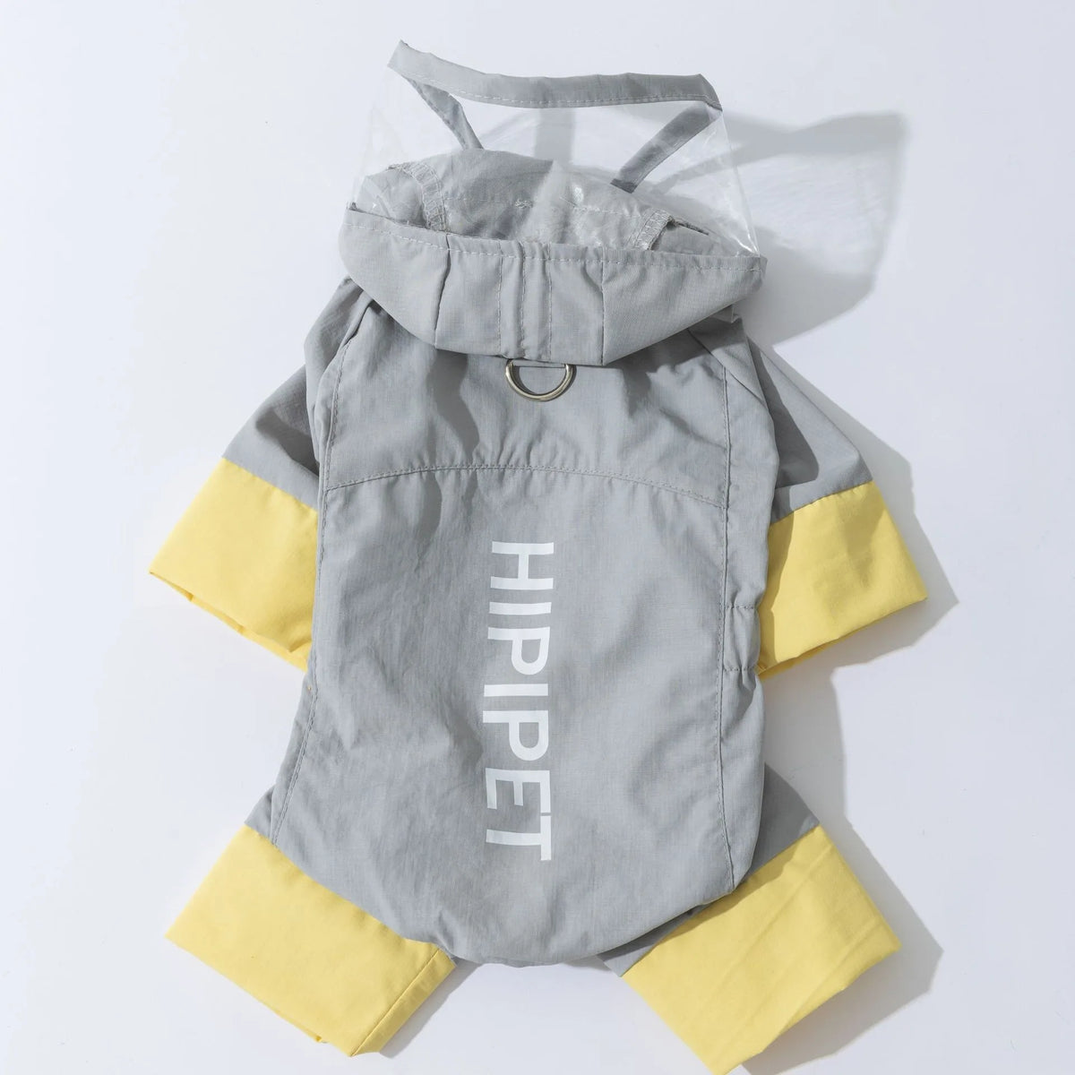 Reflective Portable Dog Rain Cloak Pet Cape Costume Cartoon Dog Hooded Raincoat Adjustable Waterproof Small Dog Clothes Walk