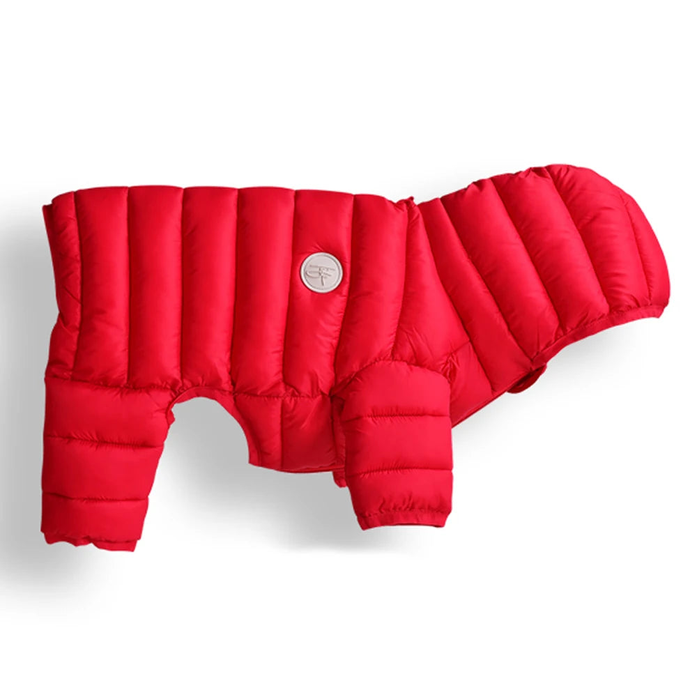 Winter Dog Clothes Overalls for Small Medium Dogs Luxury Fashion Lightweight Down-Like Cotton Padded Puppy Coat Soft Warm Jacket