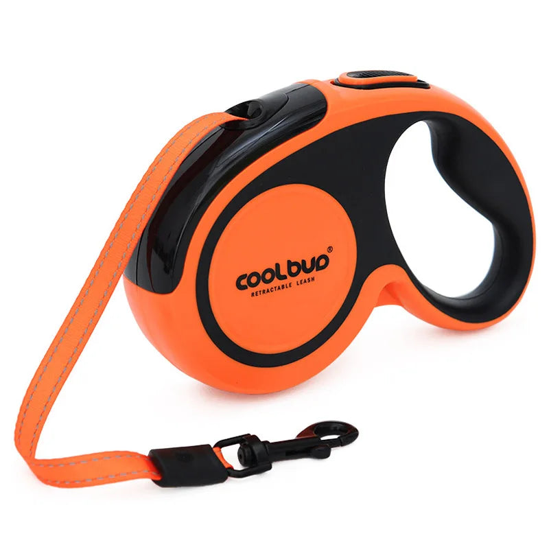 Portable 5Meters Automatic Retractable Leash Traction Rope Nylon For Large Medium Dogs Cat Puppies Accessories Extension Lanyard