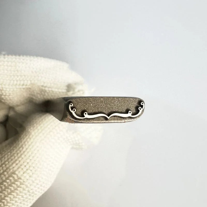 Jewelry Stamps Auspicious Pattern Jewelry Steel Stamps Gold and Silver Bracelet Engraving Dies Gold-Making Tools