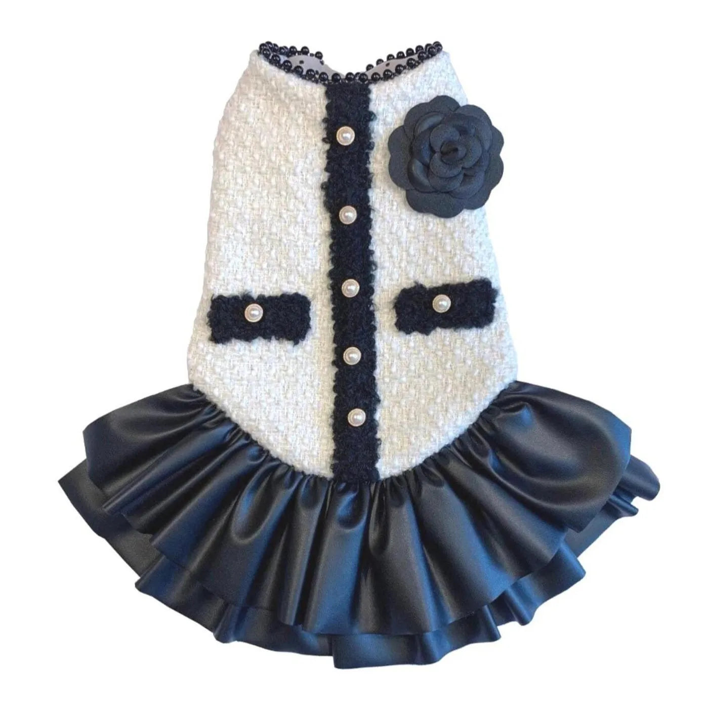 New Knitted Pet Princess Dress Soft Dog Cat Apparel for Small Dog Chihuahua Puppy Kitten Elegant Clothes Spring Autumn Pet Skirt