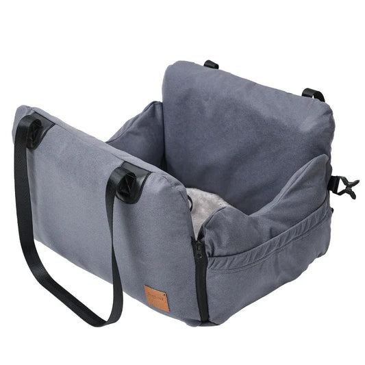 Dog Car Seat with Safety Belt Airbag Four Season Universal Pet Ooster Nest Cushion Washable Dog Cat Sofa Bedding Travel Mattress