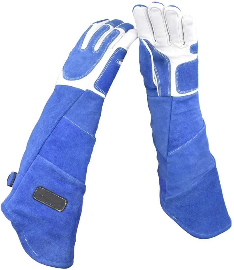 Dog Cats Animal Anti-bite Protection Gloves Cat Scratch Snake Bite Pet Gloves Leather Thickening Training Dog Anti-biting Glove