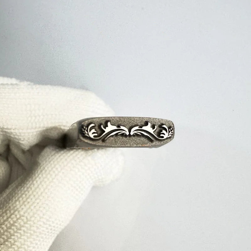 Jewelry Stamps Auspicious Pattern Jewelry Steel Stamps Gold and Silver Bracelet Engraving Dies Gold-Making Tools
