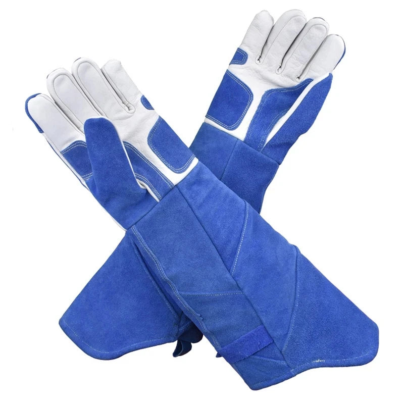 Dog Cats Animal Anti-bite Protection Gloves Cat Scratch Snake Bite Pet Gloves Leather Thickening Training Dog Anti-biting Glove