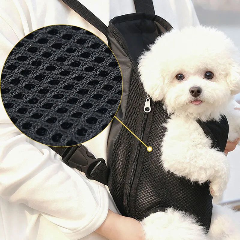 Adjustable Cat Carrier Bag Pet Double Shoulder Backpack Portable Bag Outdoor Travel Camping Hiking Cat Bag Dog Bag