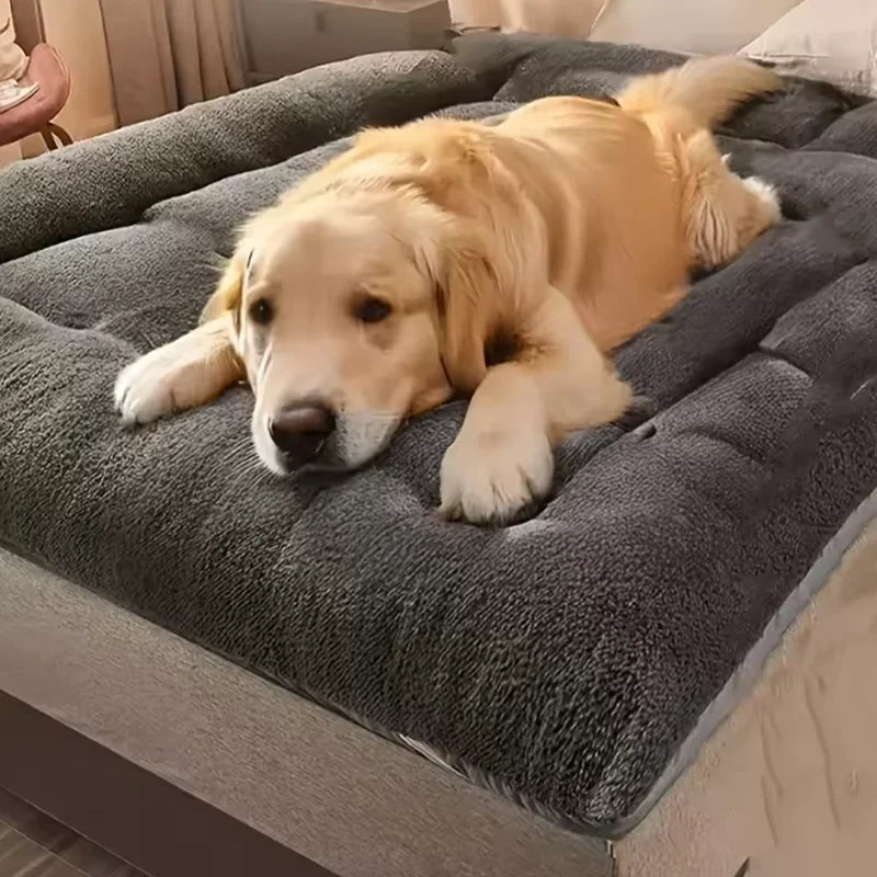Hot Sale 120*60cm Extra Large Double Sided Dog Bed - Plush Super Soft Polyester Thickened Sofa-Style Mat for Large Breed Dogs